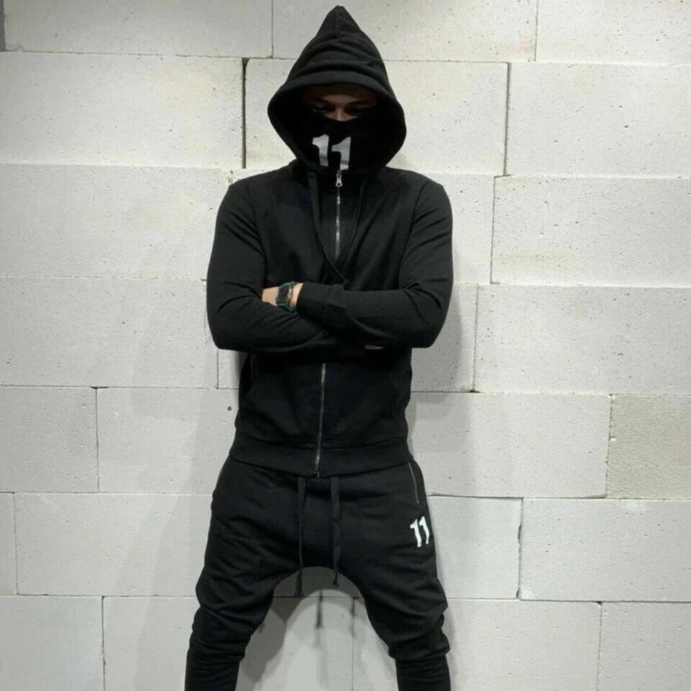 Man's Tracksuit Sport Suit Hoodie Sweatsuit Sweatshirt Jacket Pant Set